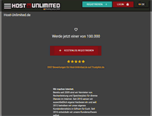 Tablet Screenshot of host-unlimited.de